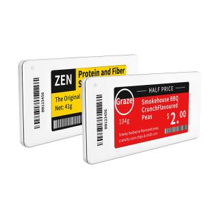 2.66 بوصة متعددة اللغات الإلكترونية ملصقات حافة الرف سلسلة نحيفة