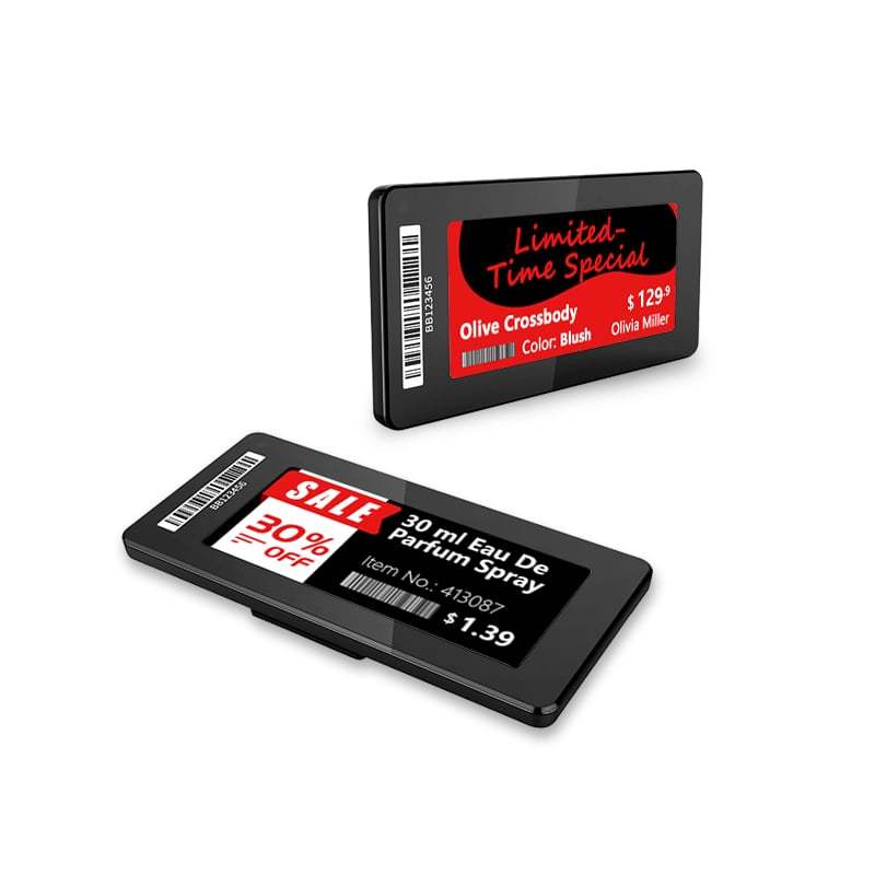 2.9 بوصة علامة الجرف الإلكترونية ضئيلة سلسلة