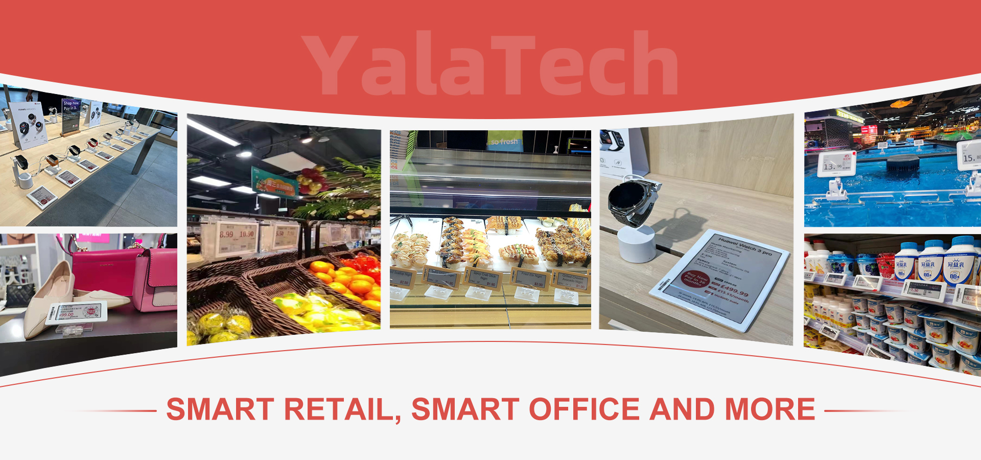 لافتات عرض الورق الإلكتروني