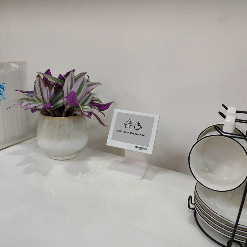 دعم حامل طاولة ملصقات التجزئة الإلكترونية