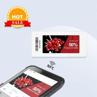 ملصق رقمي للحبر الإلكتروني يتم التحكم فيه بواسطة الهاتف المحمول مقاس 2.13 بوصة