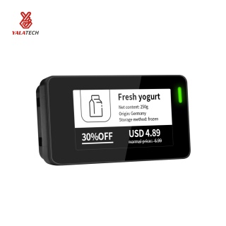 ملصق رف رقمي متعدد اللغات مقاس 2.13 بوصة مقاوم للماء